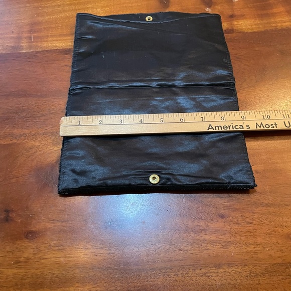 Mister ernest evening black sequin Rectangular clutch - Picture 8 of 10